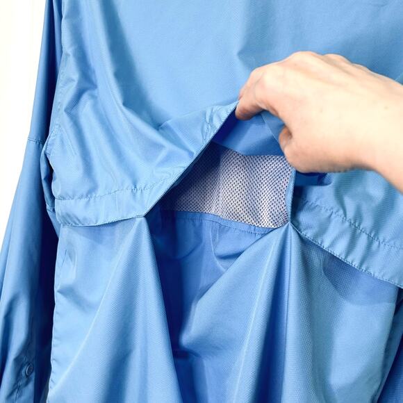 Orvis Performance Blue Fishing Shirt Vented Roll Up Sleeves Lightweight Medium - Picture 6 of 8